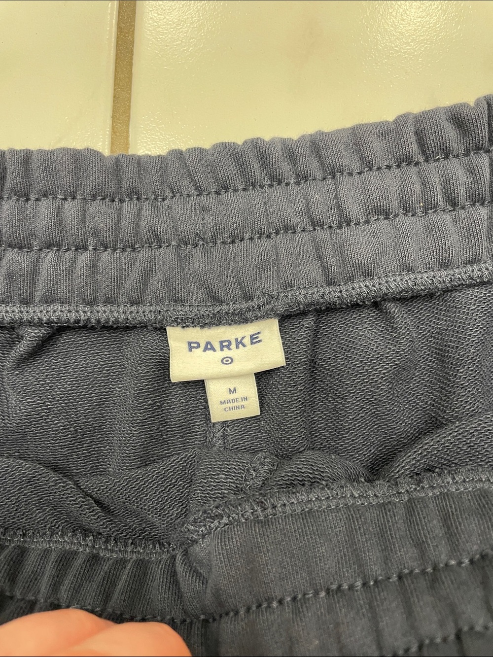Parke x Target Women’s Navy 100% Cotton Mid-Rise Knit Pull On Shorts Size M - Picture 6 of 12